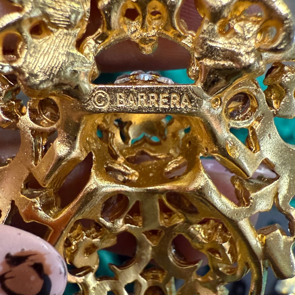 Barrera Gold Crystal Chandelier Clip Earrings - Picture 2 of 6